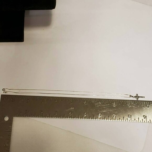 Marina Sterling Silver Cross With Dove, plus 18" Sterling Chain - Israel - Picture 6 of 9